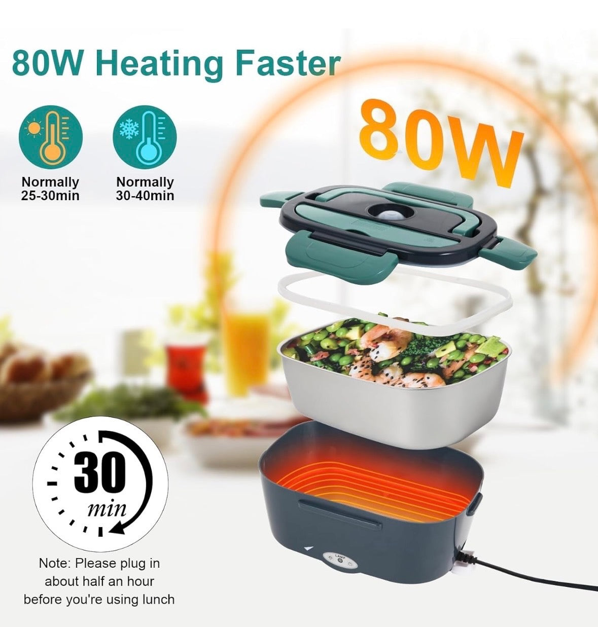 Heated Lunch Box 12V/24V
