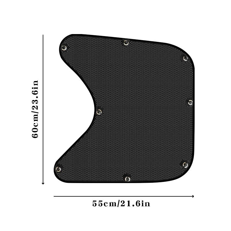 Semi-Truck Side Window Sunshade Cover with Suction Cups - UV Protection, Easy Installation, Fits All Trucks